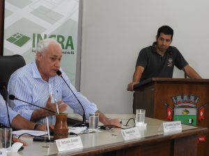 Tarso Teixeira participando de audiência pública na Câmara de Vereadores de Livramento 2021