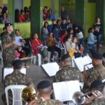 A Fanfarra 7º Regimento de Cavalaria Mecanizado (7º RC Mec), “Regimento Brigadeiro Vasco Alves Pereira”, realizou apresentações na Escola Estadual de Ensino Médio Dr. Hector Acosta e no Centro Beneficente Maria Abegahir. Na oportunidade, a fanfarra do 7º RC Mec, cumprindo o previsto no Programa “Portas Abertas”, constante nas Diretrizes de Comunicação Social do Exército e sob a regência do 1º Tenente Claudio Paz Fagundes, tocou músicas MPB e tradicionalistas, contribuindo de maneira significativa para o sucesso daquele evento. Na escola  Hector Acosta, foi ministrada uma palestra institucional aos pais e alunos daquela escola, contemplando as atividades festivas alusivas ao aniversário daquela Instituição de Ensino. De acordo com o comandante, Rafael Polinício Lanza Braga, o aspirante a oficial Júlio César de Oliveira Buonafina Brillantino ministrou uma palestra institucional, englobando assuntos relativos ao ingresso na Força, atividades operacionais e subsidiárias desenvolvidas pelo Exército Brasileiro, contribuindo de maneira significativa para o sucesso daquele evento.