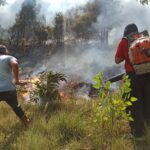 A tarde de terça-feira (24) foi marcada foi marcada por um incêndio em vegetação de grandes proporções em uma empresa localizada na estrada Robledo Braz, no KM 5.  De acordo com informações de moradores da região, as chamas teriam iniciado por volta do meio dia e rapidamente teria se alastrado chegando próximo as residências localizadas na região. Não há informações do que teria causado o inicio do incêndio.  Uma verdadeira foça tarefa foi formada pelos moradores até chegada do Corpo de Bombeiros, que buscaram auxiliar na contenção nas chamas. 