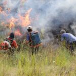 A tarde de terça-feira (24) foi marcada foi marcada por um incêndio em vegetação de grandes proporções em uma empresa localizada na estrada Robledo Braz, no KM 5.  De acordo com informações de moradores da região, as chamas teriam iniciado por volta do meio dia e rapidamente teria se alastrado chegando próximo as residências localizadas na região. Não há informações do que teria causado o inicio do incêndio.  Uma verdadeira foça tarefa foi formada pelos moradores até chegada do Corpo de Bombeiros, que buscaram auxiliar na contenção nas chamas. 